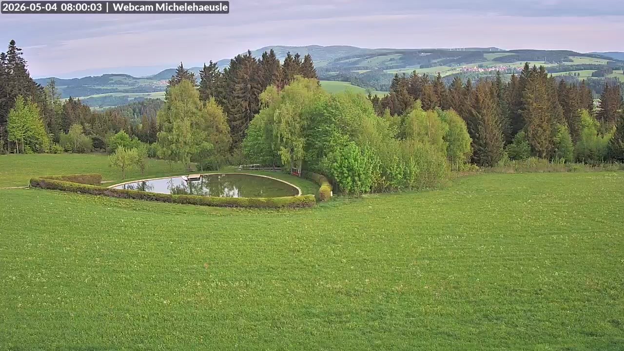 Archived image Webcam View over St. Peter and St. Märgen Thurnerspur