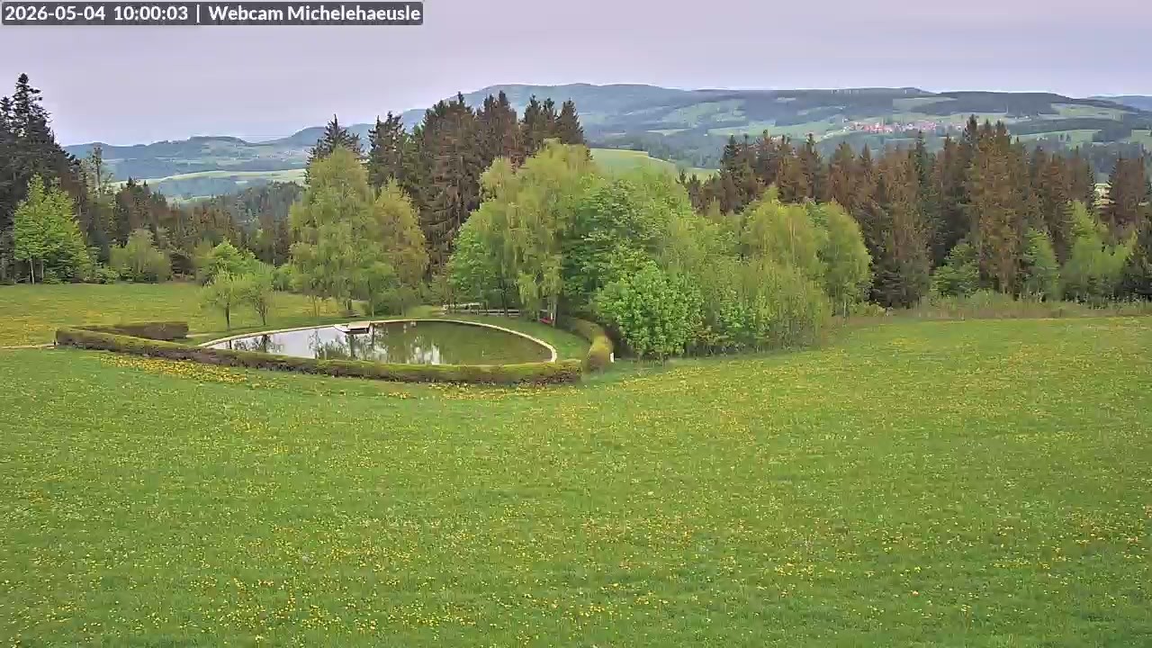Archived image Webcam View over St. Peter and St. Märgen Thurnerspur