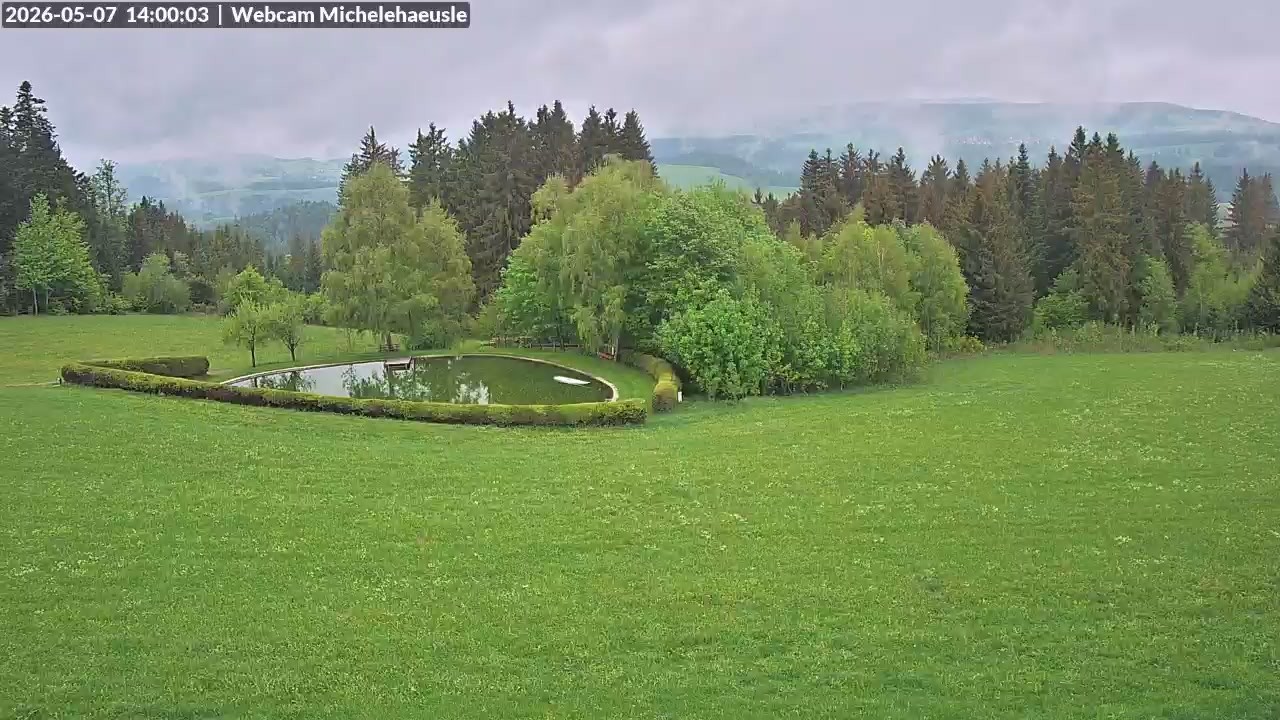 Archived image Webcam View over St. Peter and St. Märgen Thurnerspur