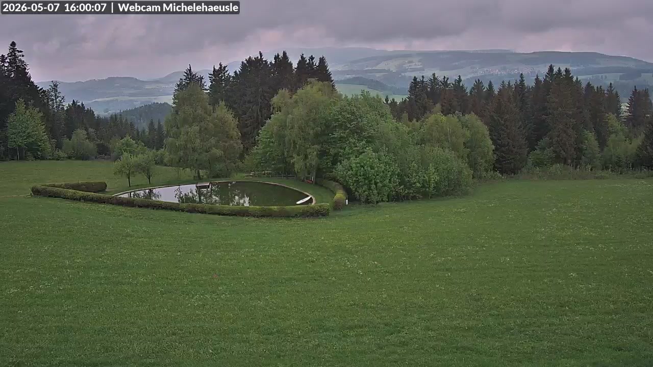Archived image Webcam View over St. Peter and St. Märgen Thurnerspur