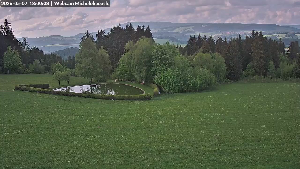 Archived image Webcam View over St. Peter and St. Märgen Thurnerspur