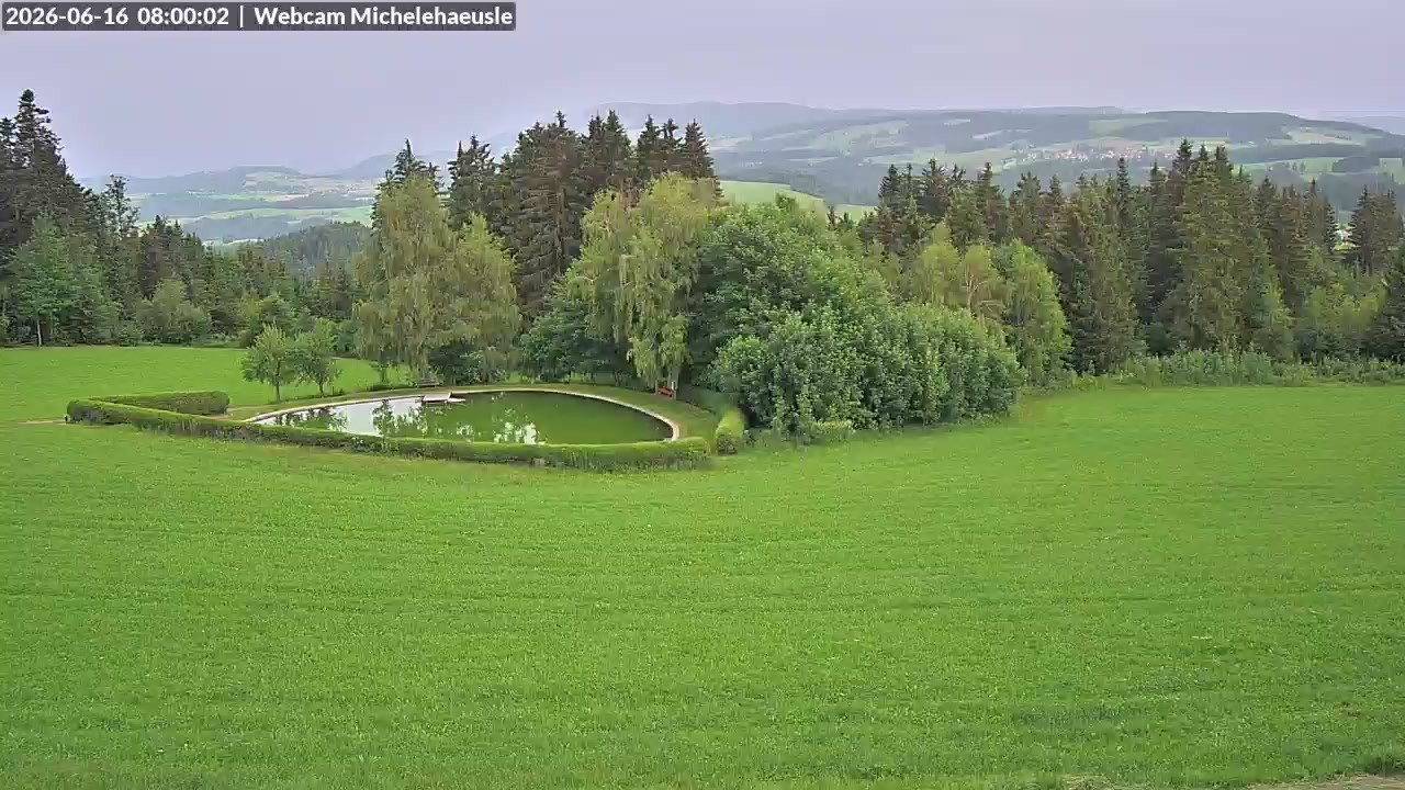 Archived image Webcam View over St. Peter and St. Märgen Thurnerspur