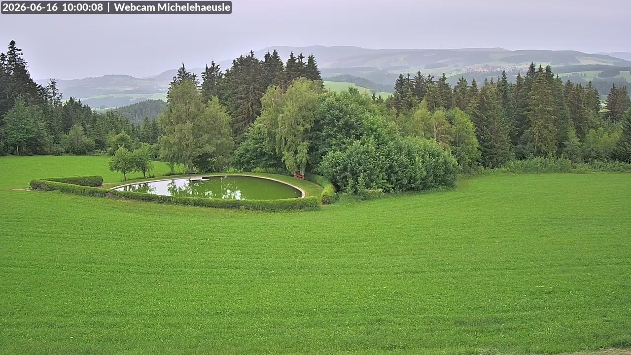 Archived image Webcam View over St. Peter and St. Märgen Thurnerspur