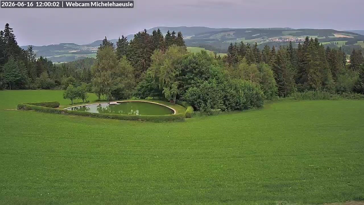 Archived image Webcam View over St. Peter and St. Märgen Thurnerspur