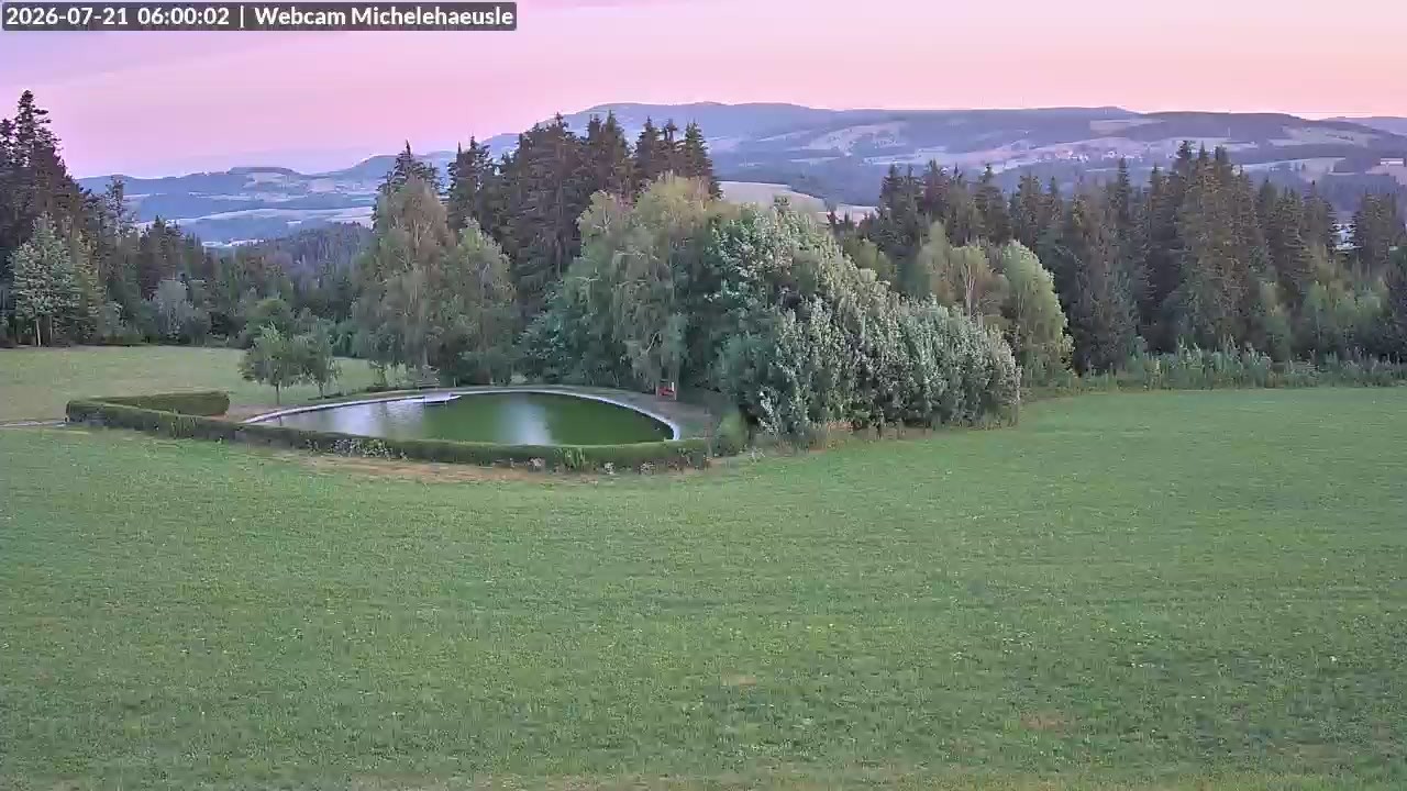 Archived image Webcam View over St. Peter and St. Märgen Thurnerspur