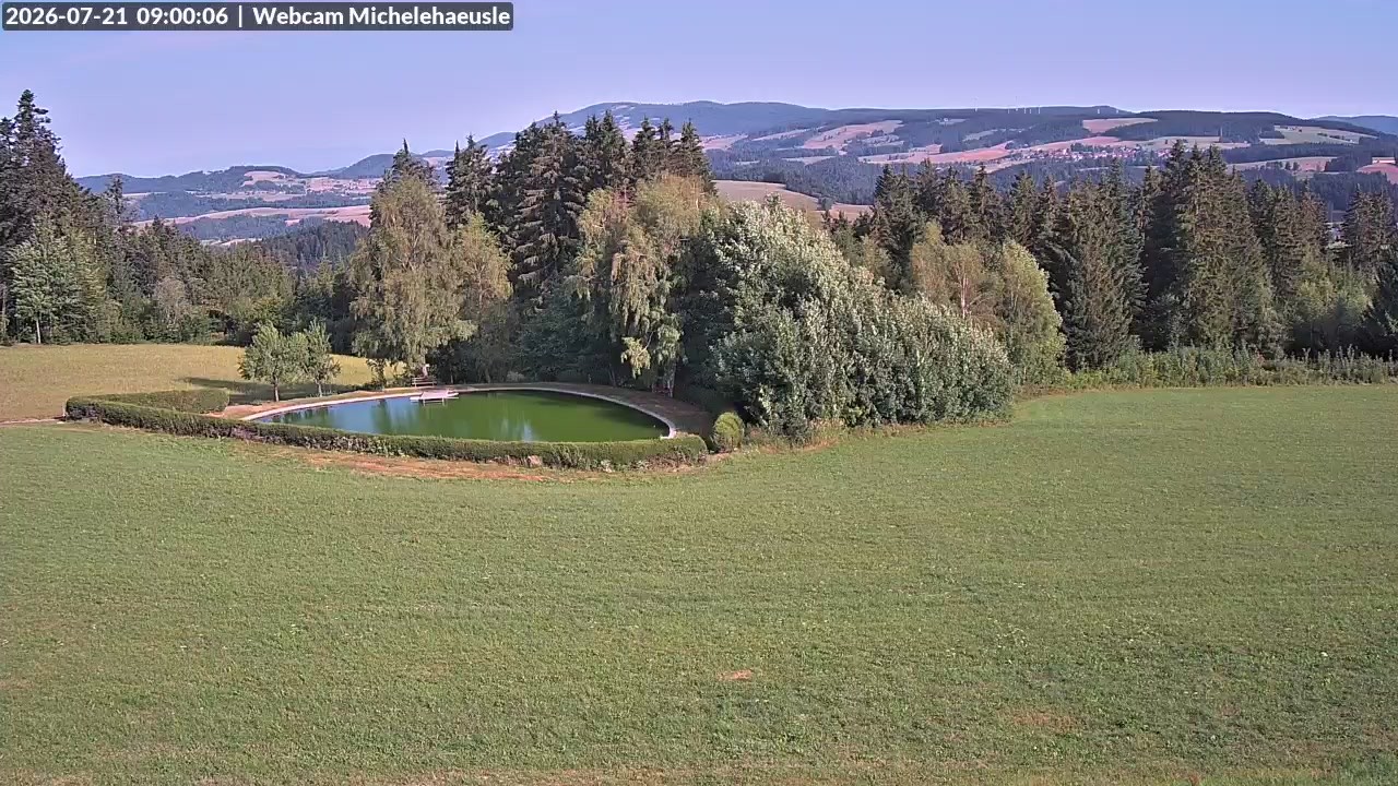 Archived image Webcam View over St. Peter and St. Märgen Thurnerspur