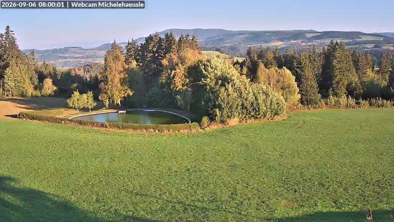 Archived image Webcam View over St. Peter and St. Märgen Thurnerspur