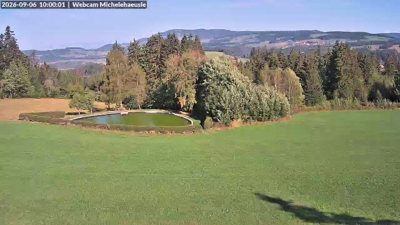 Archived image Webcam View over St. Peter and St. Märgen Thurnerspur