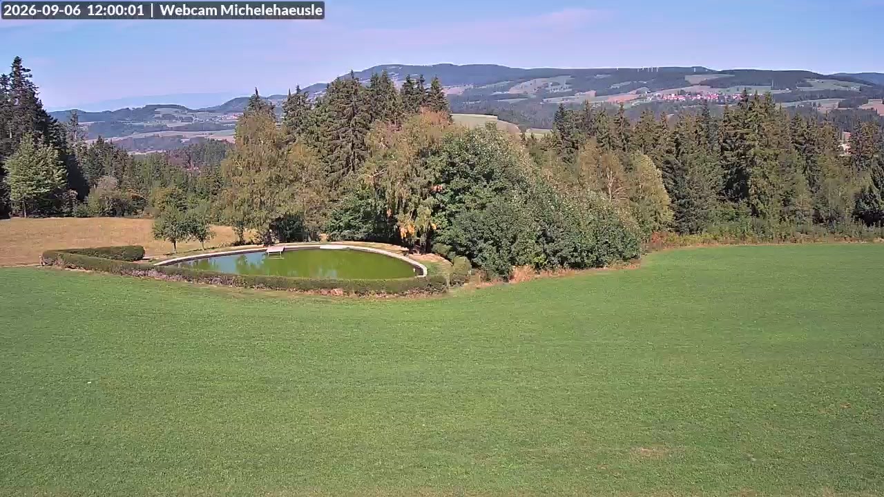 Archived image Webcam View over St. Peter and St. Märgen Thurnerspur