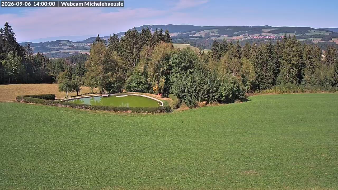 Archived image Webcam View over St. Peter and St. Märgen Thurnerspur