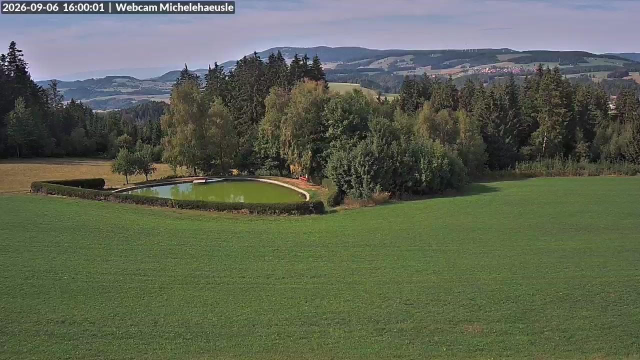 Archived image Webcam View over St. Peter and St. Märgen Thurnerspur