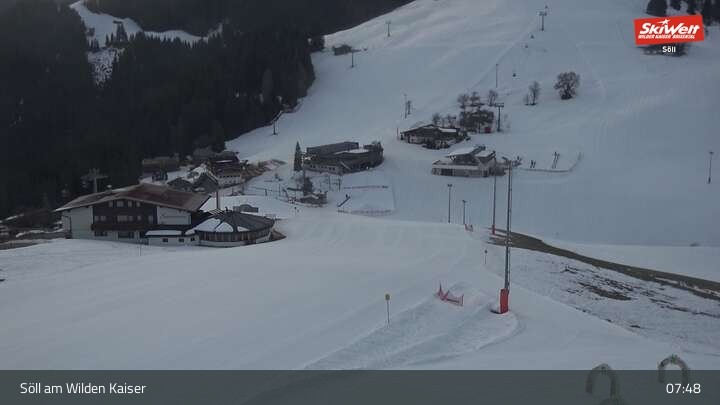 Archiv Foto Webcam Hochsöll Gondelbahn Berg