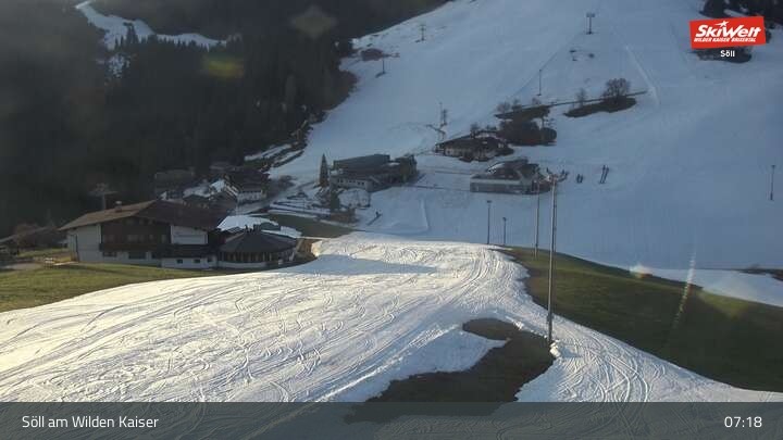 Archiv Foto Webcam Hochsöll Gondelbahn Berg