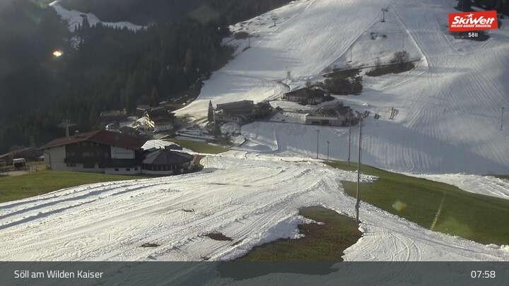 Archiv Foto Webcam Hochsöll Gondelbahn Berg