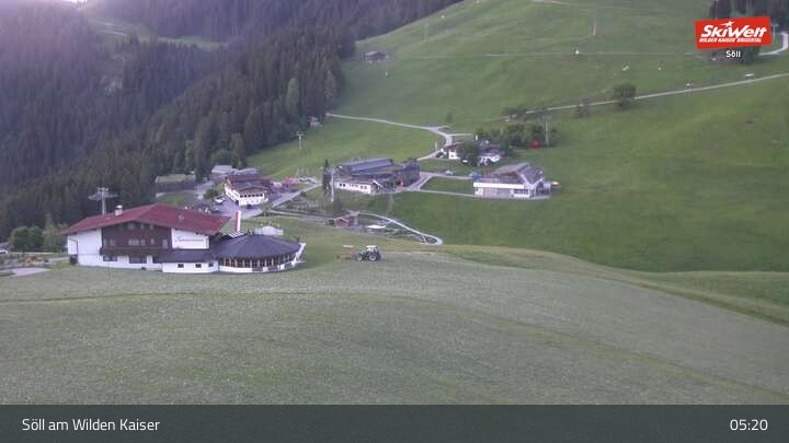 Archiv Foto Webcam Hochsöll Gondelbahn Berg