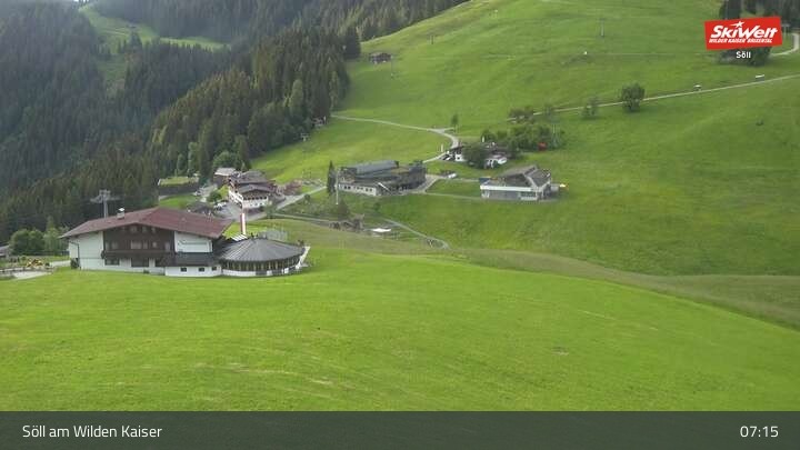 Archiv Foto Webcam Hochsöll Gondelbahn Berg