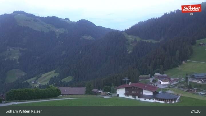 Archiv Foto Webcam Hochsöll Gondelbahn Berg