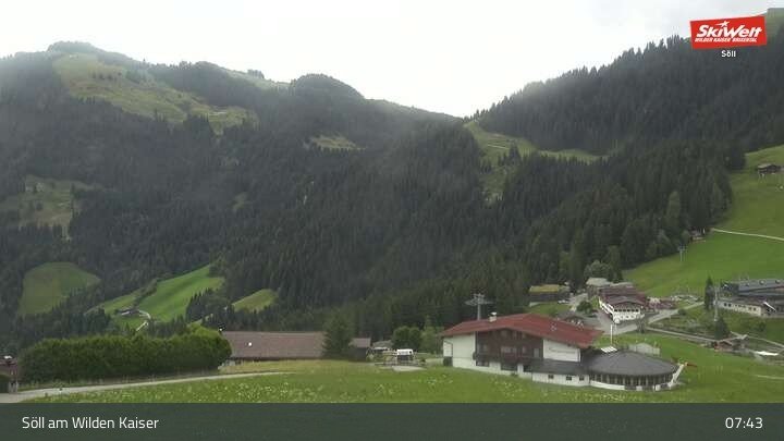 Archiv Foto Webcam Hochsöll Gondelbahn Berg
