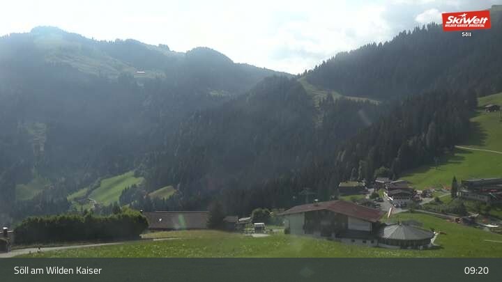 Archiv Foto Webcam Hochsöll Gondelbahn Berg