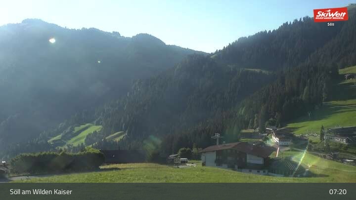 Archiv Foto Webcam Hochsöll Gondelbahn Berg