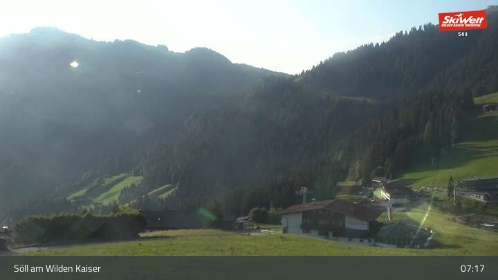 Archiv Foto Webcam Hochsöll Gondelbahn Berg