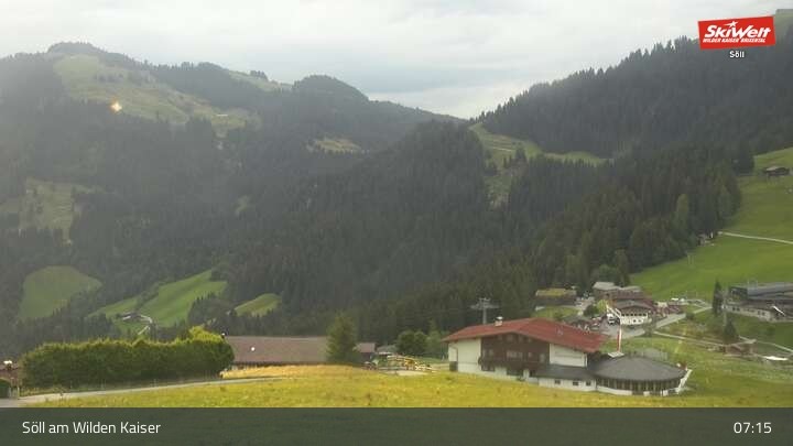 Archiv Foto Webcam Hochsöll Gondelbahn Berg