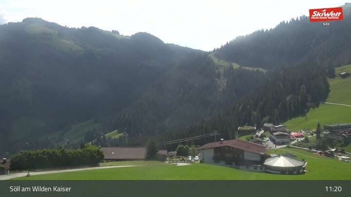 Archiv Foto Webcam Hochsöll Gondelbahn Berg