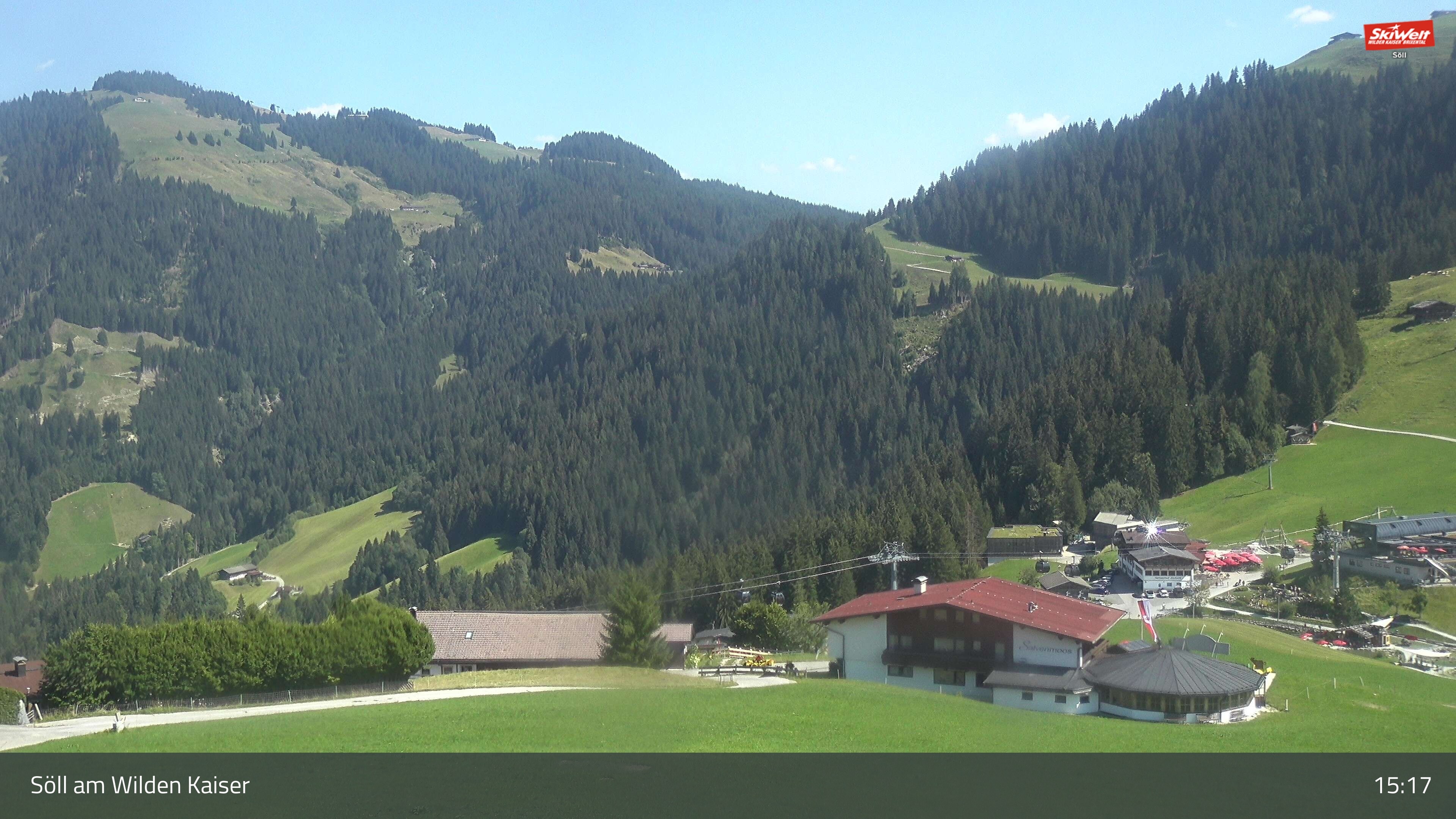 Archiv Foto Webcam Hochsöll Gondelbahn Berg