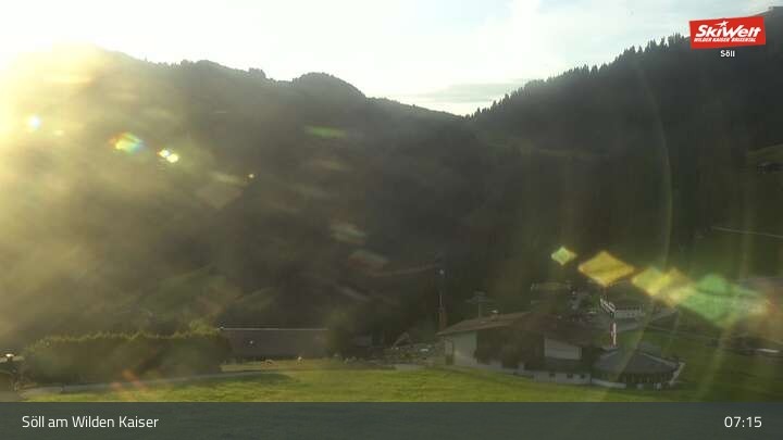 Archiv Foto Webcam Hochsöll Gondelbahn Berg