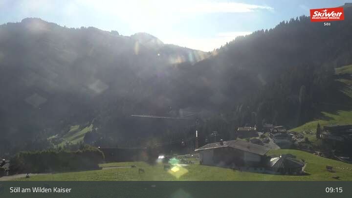 Archiv Foto Webcam Hochsöll Gondelbahn Berg