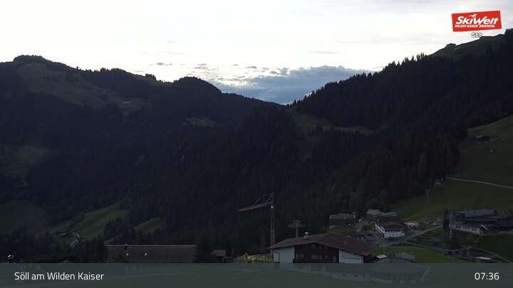 Archiv Foto Webcam Hochsöll Gondelbahn Berg