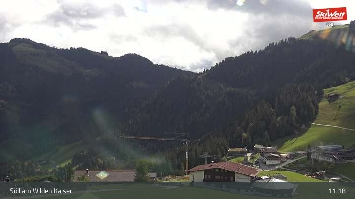 Archiv Foto Webcam Hochsöll Gondelbahn Berg