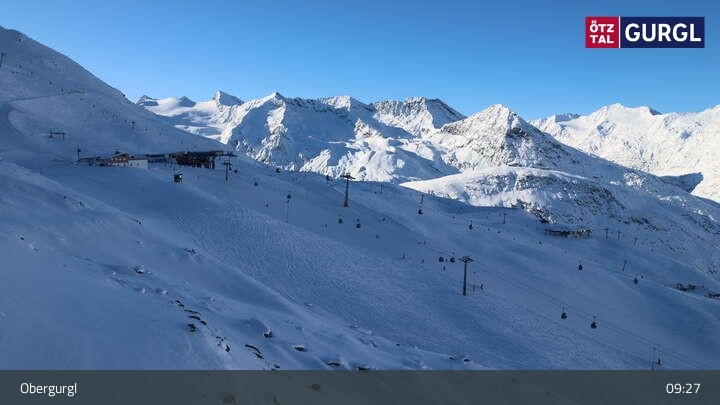 Archiv Foto Webcam Obergurgl: Blick Festkogel