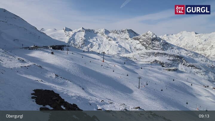 Archiv Foto Webcam Obergurgl: Blick Festkogel