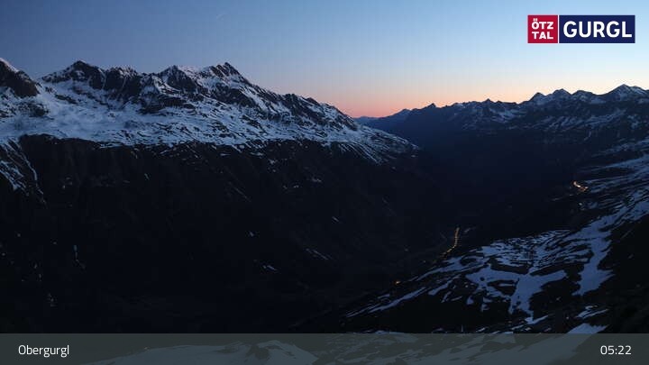 Archiv Foto Webcam Obergurgl: Blick Festkogel