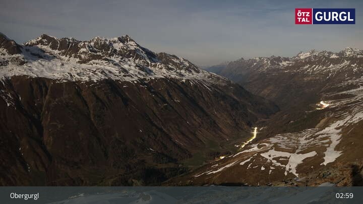 Archiv Foto Webcam Obergurgl: Blick Festkogel