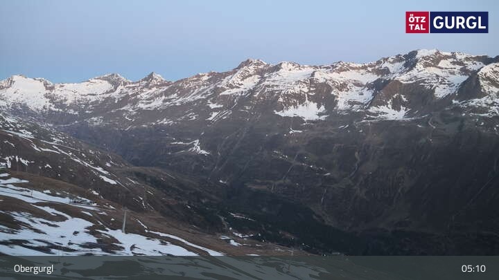 Archiv Foto Webcam Obergurgl: Blick Festkogel
