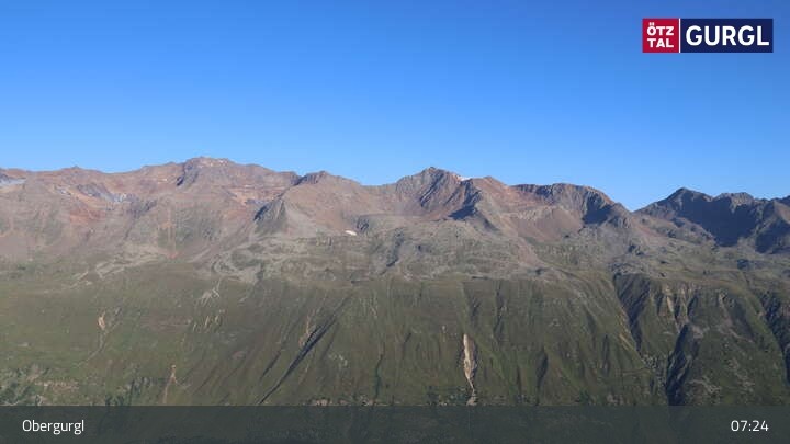 Archiv Foto Webcam Obergurgl: Blick Festkogel