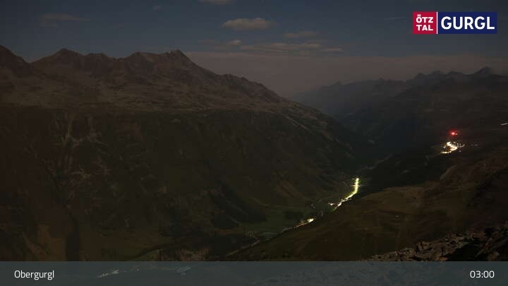 Archiv Foto Webcam Obergurgl: Blick Festkogel