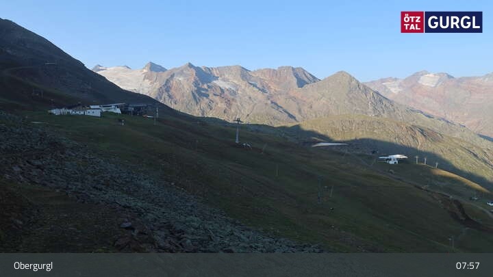 Archiv Foto Webcam Obergurgl: Blick Festkogel