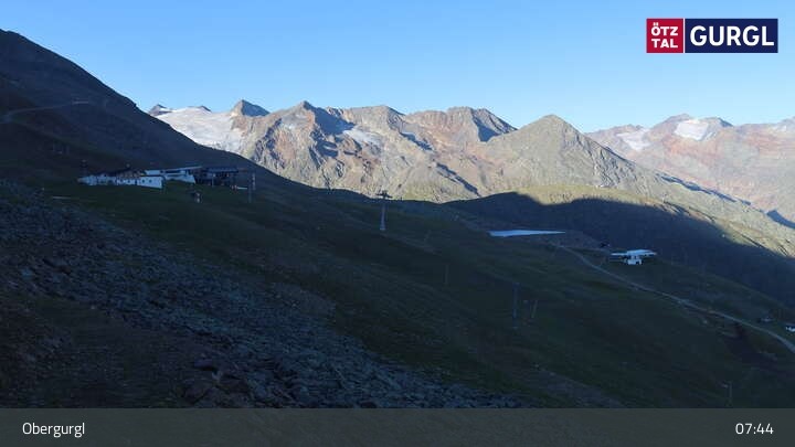 Archiv Foto Webcam Obergurgl: Blick Festkogel