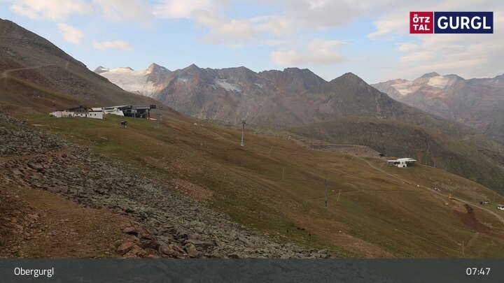 Archiv Foto Webcam Obergurgl: Blick Festkogel