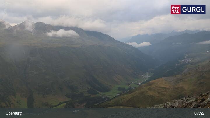 Archiv Foto Webcam Obergurgl: Blick Festkogel