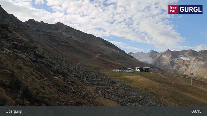 Archiv Foto Webcam Obergurgl: Blick Festkogel