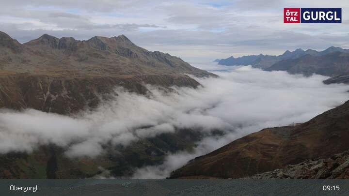 Archiv Foto Webcam Obergurgl: Blick Festkogel