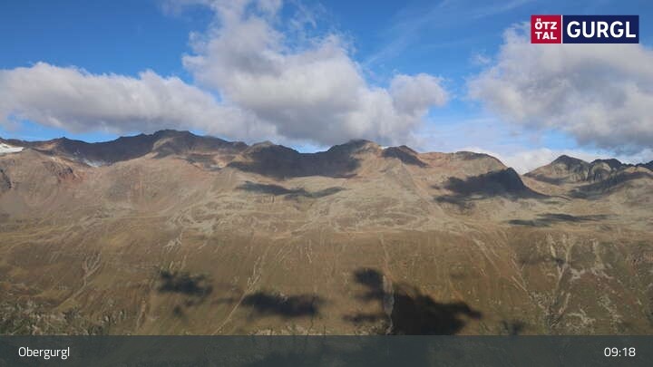 Archiv Foto Webcam Obergurgl: Blick Festkogel
