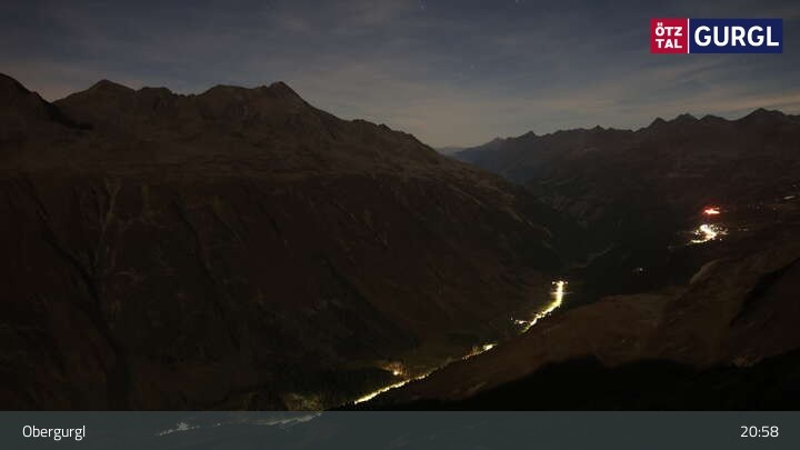 Archiv Foto Webcam Obergurgl: Blick Festkogel