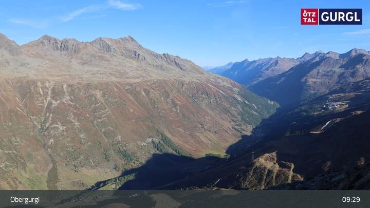 Archiv Foto Webcam Obergurgl: Blick Festkogel