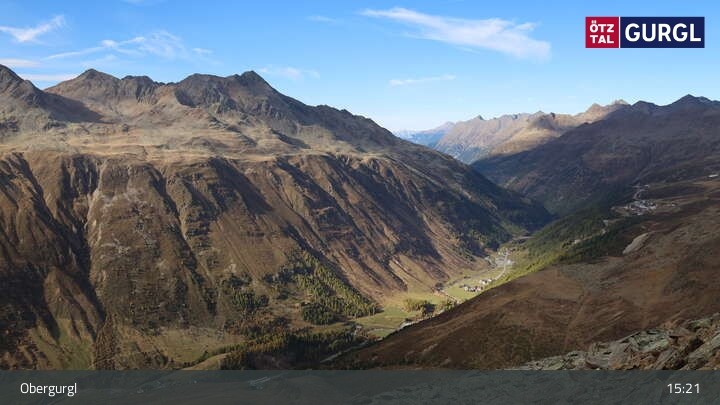 Archiv Foto Webcam Obergurgl: Blick Festkogel