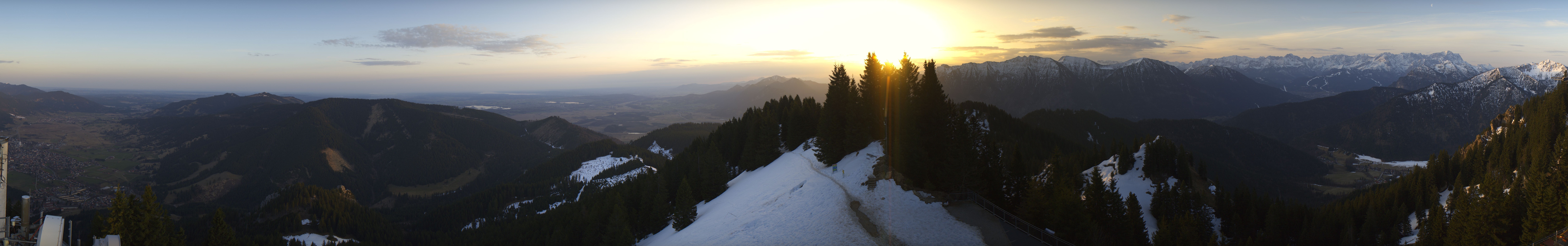 Archived image Webcam Oberammergau - Summit Mt. Laber